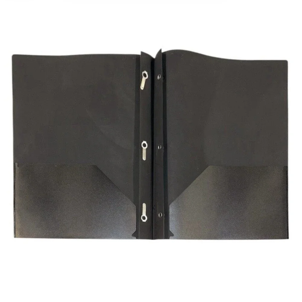5x Wexford Plastic Folder w/ Prongs 2 Pocket 9.1x11.61